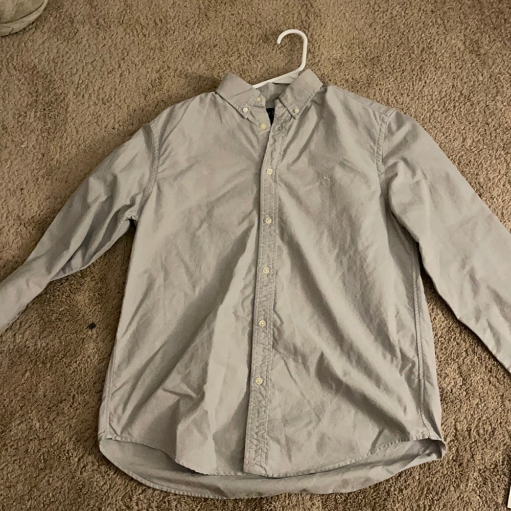 Grey Polo Ralph Lauren Button Down never worn